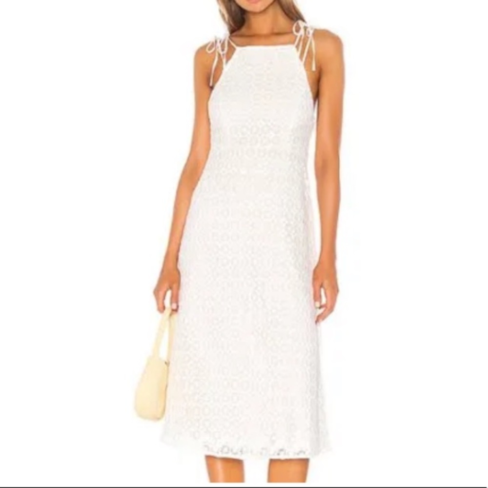CAMILA COELHO - Solaris Midi Dress In Ivory - S